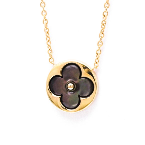 LOUIS VUITTON 18k Gold Pearl Necklace - Picture 1 of 13